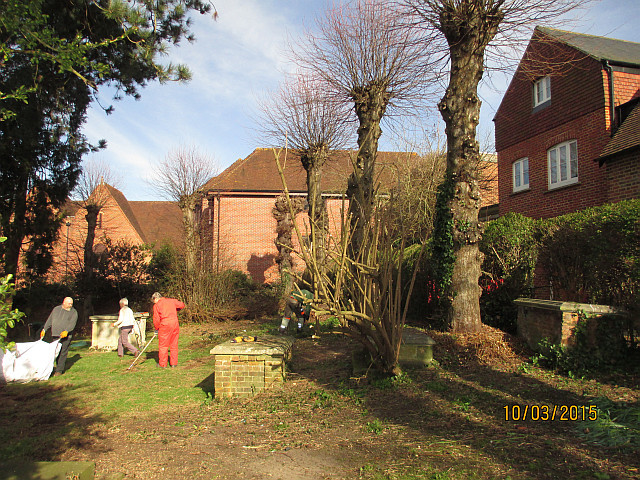 Helping clear St Martins Churchyard (2) - After (10/03/2015)  